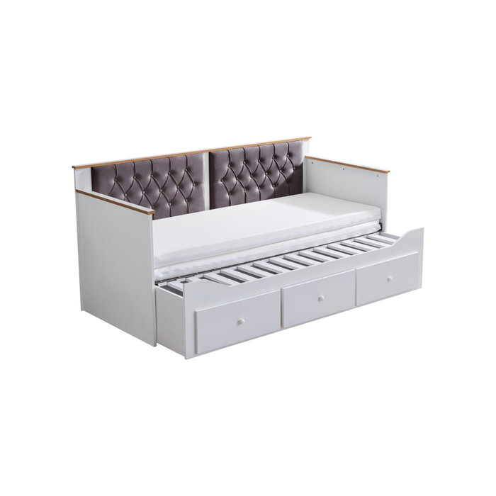 Hanah Home Alacati Cama de día - Blanco y Antracita
